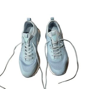 GUESS running walking comfy Like new baby blue sneakers Sz 9